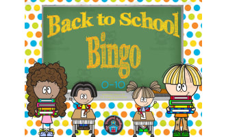 Back to School Bingo 1-10