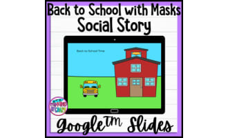 Back to School Book: Social Story | Google Slides - Covid