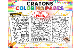 Back to School Coloring Pages - 80 Printable Art Activity Sheets K-5