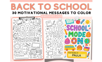 Back to School Coloring Pages First Week Activities Printables SEL