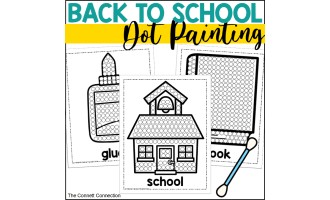 Back to School Dot Painting - A Fine Motor Art Activity