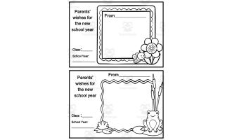 Back to School-First Day of School- Parents' wishes for the new school