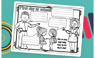 Back to School - First Day of School - "What are they talking about?"