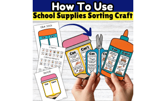 Back To School, How To Use School Supplies Rules Craft