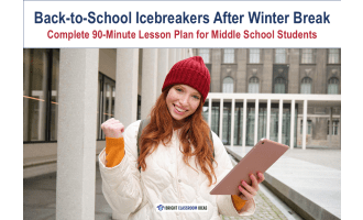 Back-to-School Icebreakers after Winter Break (for Middle School)
