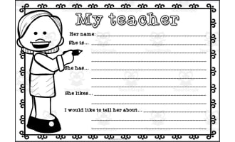 Back to School - My Teacher (FEMALE)