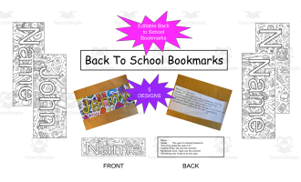 Back To School Personalized SEL Bookmarks!