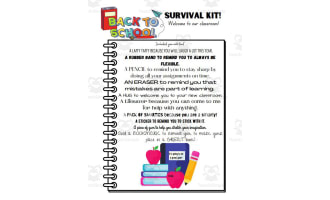 Back to School: Survival Kit for Middle Schoolers