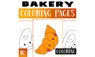 Bakery Coloring Pages Worksheet Activity For Morning Work