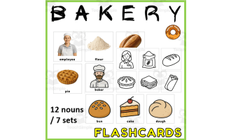 Bakery Flash Cards Vocabulary Resource 2