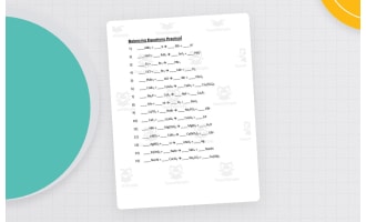 Balancing Equations Practice – 35 Chemistry Problems