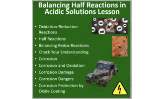 Balancing Reactions in Acidic Solutions - Lesson Bundle