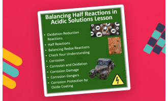 Balancing Reactions in Acidic Solutions - Lesson Bundle