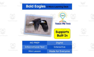 Bald Eagle | Interactive Science Lesson | Nature Collection | Micro-Learning Deck