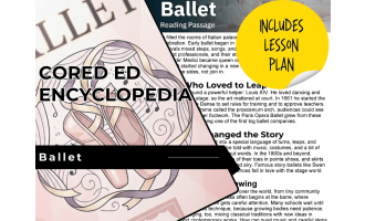 Ballet Reading Comprehension Passage - Cored Ed Encyclopedia