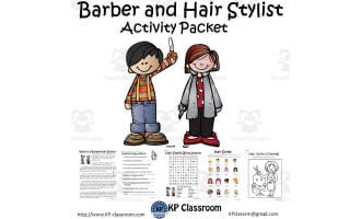 Barber & Hair Stylist – Career Activity Packet