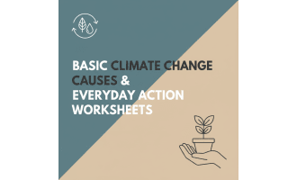 Basic Climate Change Causes & Everyday Action Worksheets