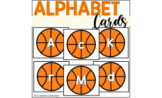 Basketball Alphabet Cards