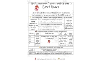 Bats and Spiders | Reading Activity Packet