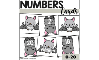 Bats Number Cards