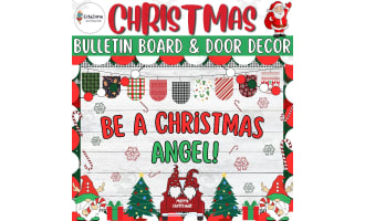Be a Christmas Angel!: Bulletin Board & Door Decor Ideas for Christmas