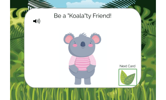 Be A "Koala"ty Friend Boom Cards With Audio