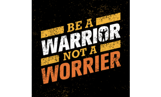 Be A Warrior Not A Worrier SEL Boom Cards