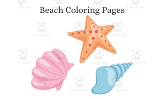 Beach Coloring Pages