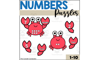 Beach Number Puzzles 1-10