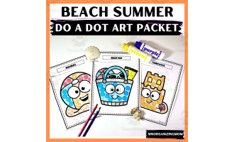 Beach Summer Do A Dot Cuties Art Packet