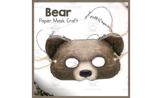 Bear Mask Paper Craft – Animal Art Project