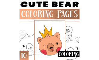 Bears Coloring pages Worksheet Activities, Bear Coloring Sheets