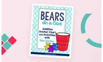 Bears in a Cave | Addition Anchor Chart + Activities