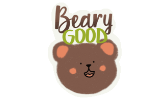 Beary Sticker