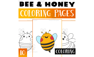 Bee Coloring Pages Worksheet Activity For Morning Work