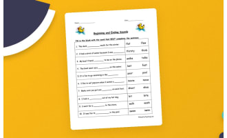 Beginning and Ending Sounds Worksheet