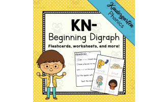 Beginning Digraph: KN- Activity Packet | Printable Resources Digraphs