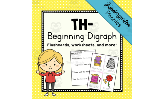 Beginning Digraph: TH- Activity Packet | Printable Resources Digraphs