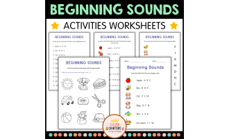 Beginning Letter Sounds Worksheets - Alphabet Letter Sounds Activities