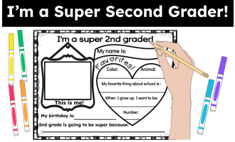 Beginning of the Year 2nd Grade Activity