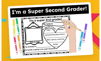 Beginning of the Year 2nd Grade Activity