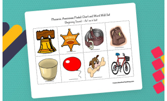 Beginning Sound Letter B Word Wall