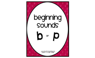 Beginning Sound Letter B Word Wall - Have Fun Teaching