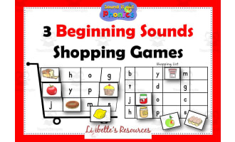 Beginning Sounds Shopping Game