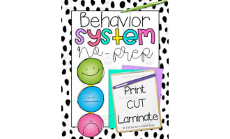 Behavior Chart | Easy Prep Management System | Plan and Manage Easily