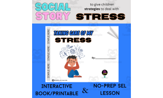 Behavior Support Tool: Managing STRESS Interactive Book/Printable
