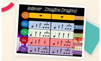 Believer, Imagine Dragons - BUCKET DRUMMING!