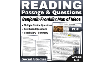 Benjamin Franklin: Social Studies Reading Comprehension Passage (PDF)