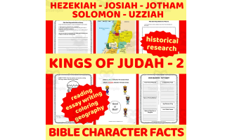Bible Character Education - Kings of Judah 2