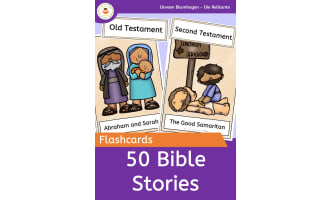 Bible Story Picture Cards – 50+ Flashcards for Old and New Testament